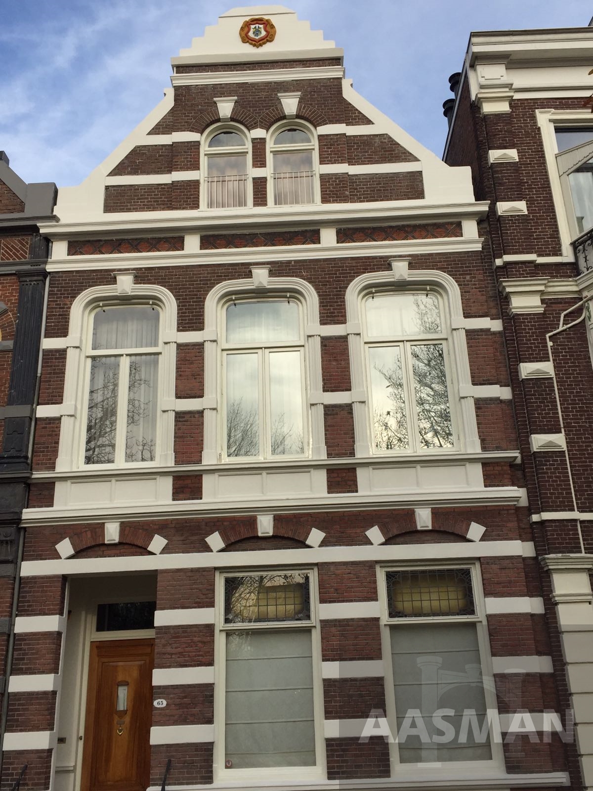 Buitengevel restauratie door Aasman Stukadoors